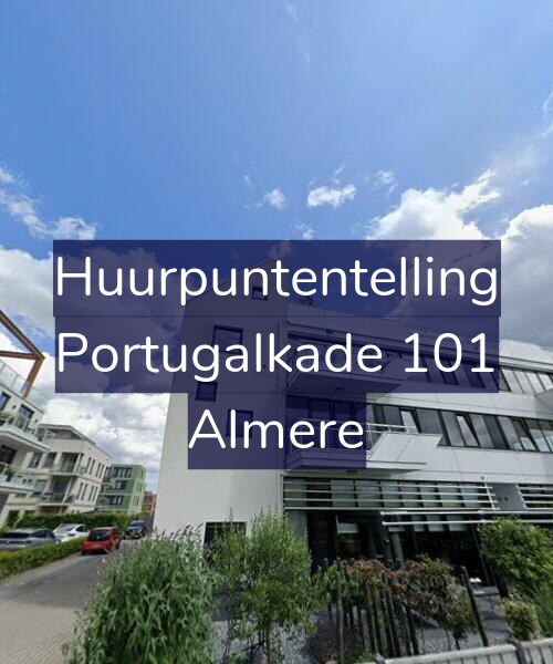 Foto gevel Huurpuntentelling voor Portugalkade 101, Almere