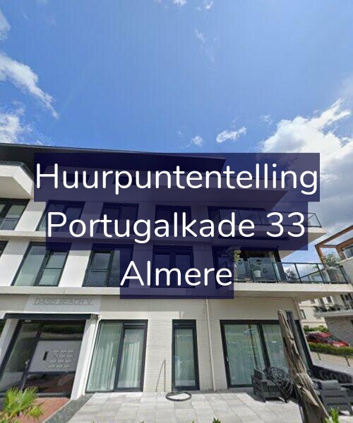 Foto gevel Huurpuntentelling voor Portugalkade 33, Almere