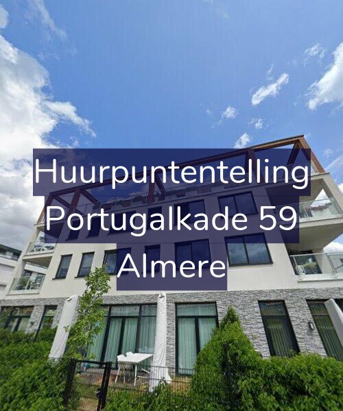 Foto gevel Huurpuntentelling voor Portugalkade 59, Almere