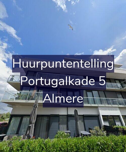 Foto gevel Huurpuntentelling voor Portugalkade 5, Almere
