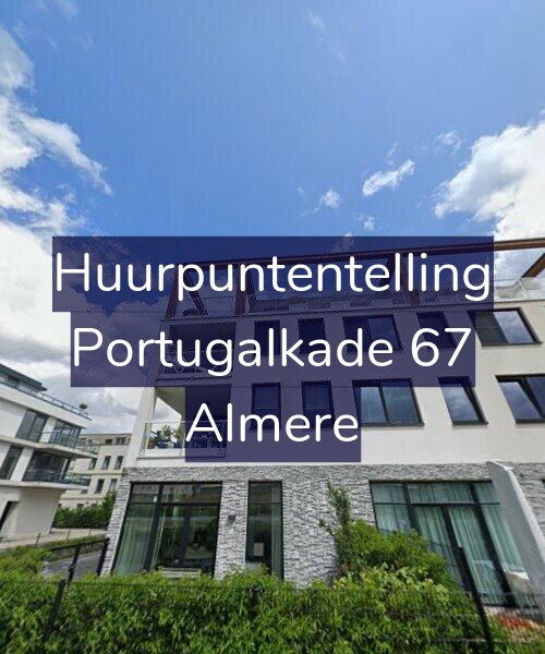 Foto gevel Huurpuntentelling voor Portugalkade 67, Almere
