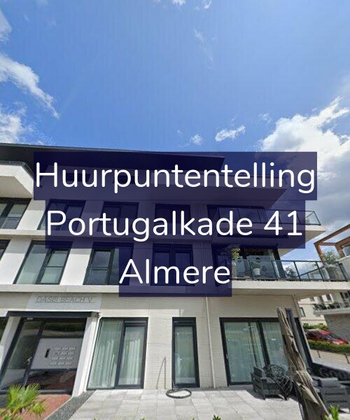 Foto gevel Huurpuntentelling voor Portugalkade 41, Almere