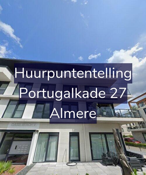 Foto gevel Huurpuntentelling voor Portugalkade 27, Almere