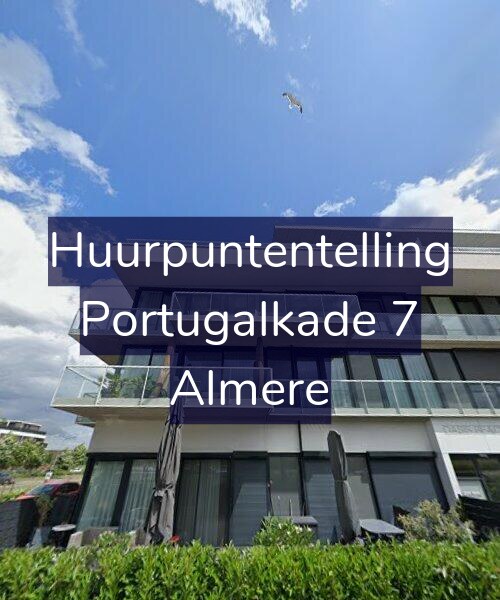 Foto gevel Huurpuntentelling voor Portugalkade 7, Almere