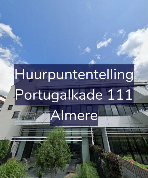 Foto gevel Huurpuntentelling voor Portugalkade 111, Almere