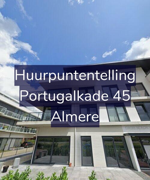 Foto gevel Huurpuntentelling voor Portugalkade 45, Almere