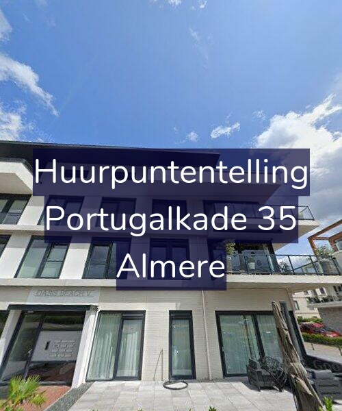 Foto gevel Huurpuntentelling voor Portugalkade 35, Almere