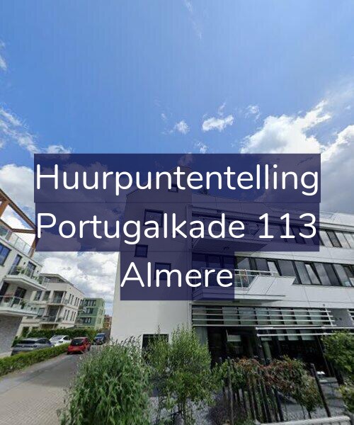 Foto gevel Huurpuntentelling voor Portugalkade 113, Almere