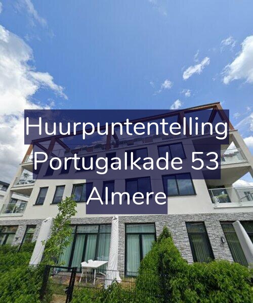 Foto gevel Huurpuntentelling voor Portugalkade 53, Almere