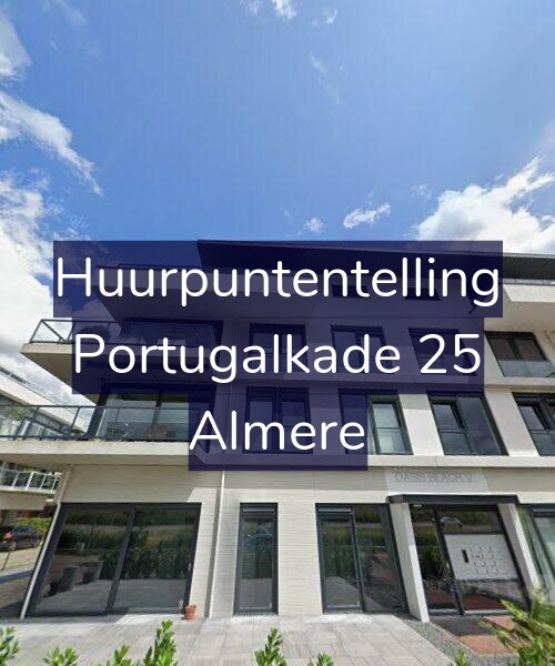 Foto gevel Huurpuntentelling voor Portugalkade 25, Almere