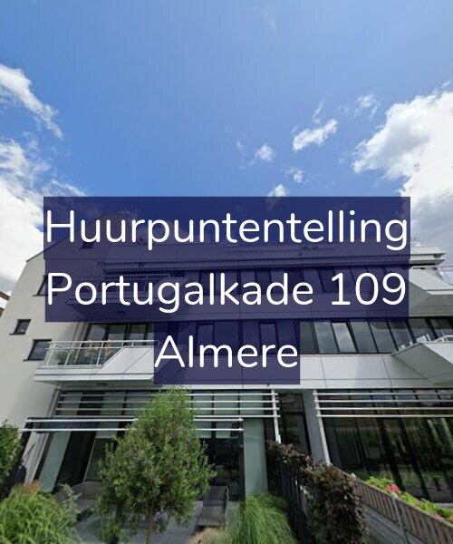 Foto gevel Huurpuntentelling voor Portugalkade 109, Almere