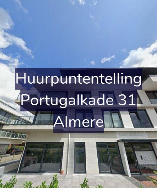 Foto gevel Huurpuntentelling voor Portugalkade 31, Almere