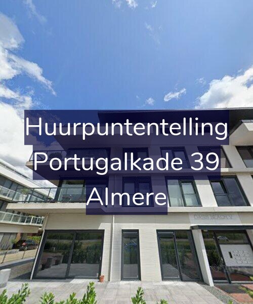 Foto gevel Huurpuntentelling voor Portugalkade 39, Almere