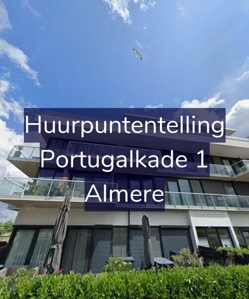 Foto gevel Huurpuntentelling voor Portugalkade 1, Almere