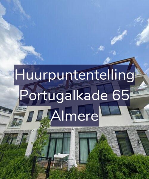 Foto gevel Huurpuntentelling voor Portugalkade 65, Almere
