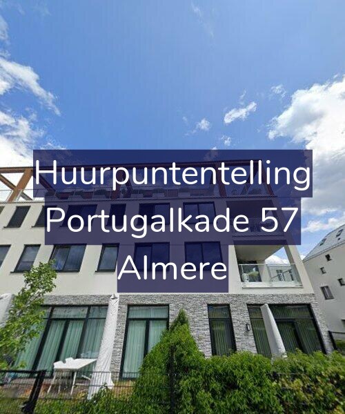 Foto gevel Huurpuntentelling voor Portugalkade 57, Almere