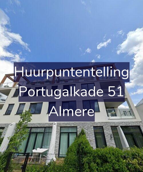 Foto gevel Huurpuntentelling voor Portugalkade 51, Almere
