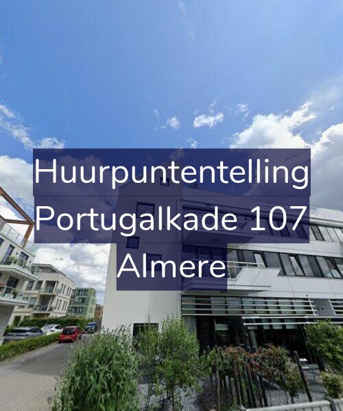 Foto gevel Huurpuntentelling voor Portugalkade 107, Almere