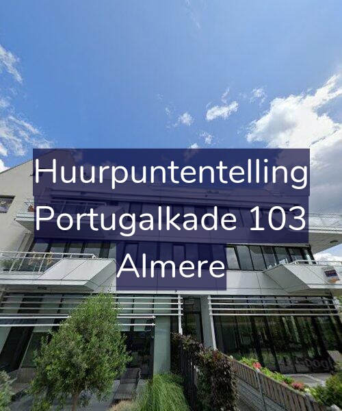 Foto gevel Huurpuntentelling voor Portugalkade 103, Almere