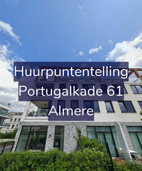 Foto gevel Huurpuntentelling voor Portugalkade 61, Almere