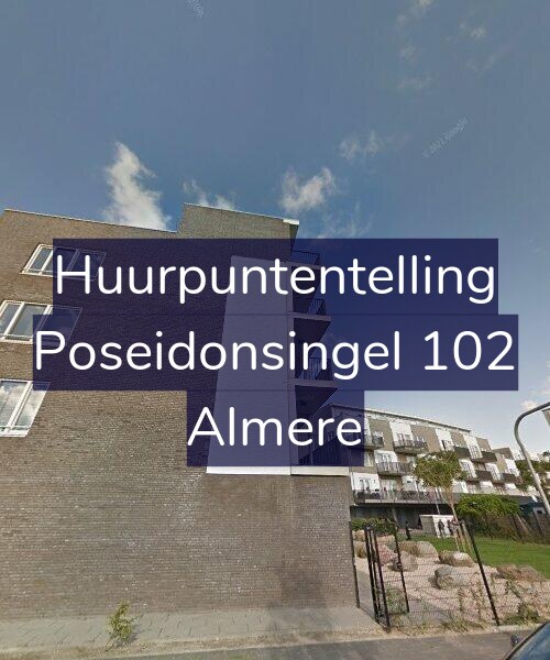 Foto gevel Huurpuntentelling voor Poseidonsingel 102, Almere