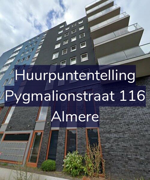 Foto gevel Huurpuntentelling voor Pygmalionstraat 116, Almere