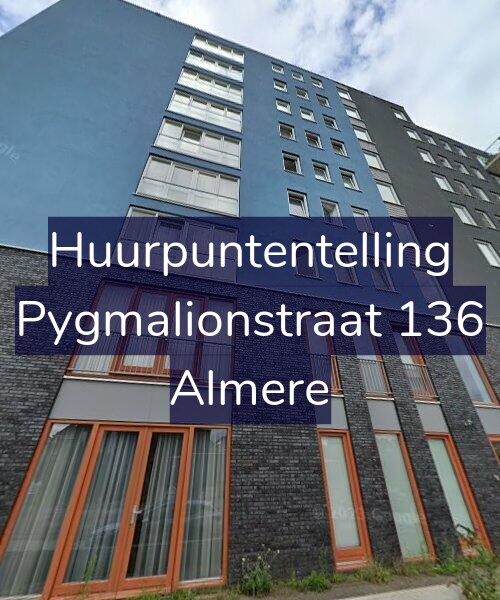 Foto gevel Huurpuntentelling voor Pygmalionstraat 136, Almere