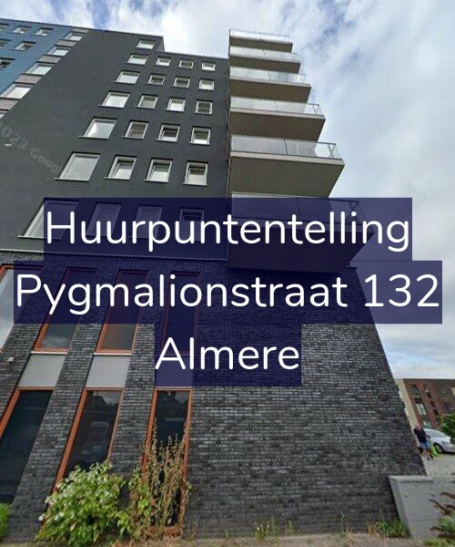 Foto gevel Huurpuntentelling voor Pygmalionstraat 132, Almere