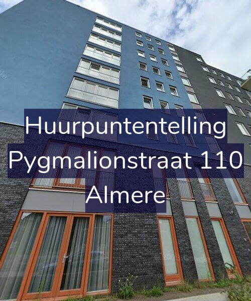 Foto gevel Huurpuntentelling voor Pygmalionstraat 110, Almere