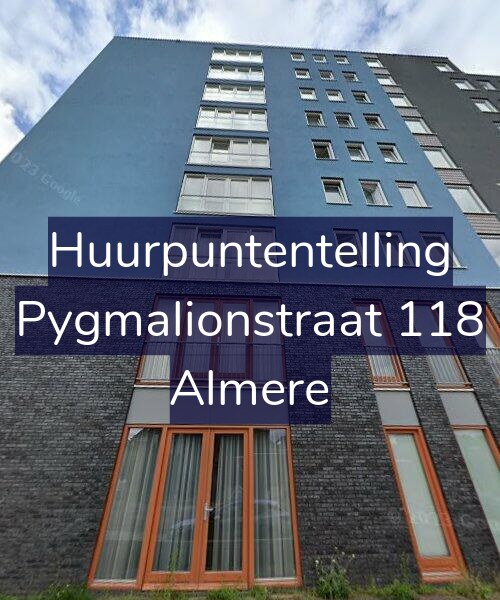 Foto gevel Huurpuntentelling voor Pygmalionstraat 118, Almere