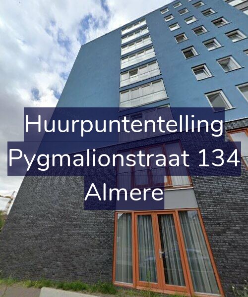 Foto gevel Huurpuntentelling voor Pygmalionstraat 134, Almere