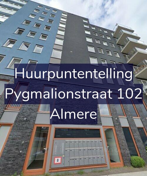 Foto gevel Huurpuntentelling voor Pygmalionstraat 102, Almere