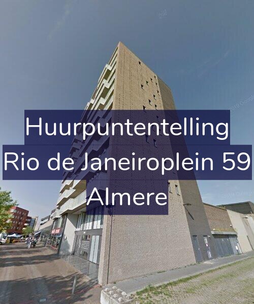Foto gevel Huurpuntentelling voor Rio de Janeiroplein 59, Almere