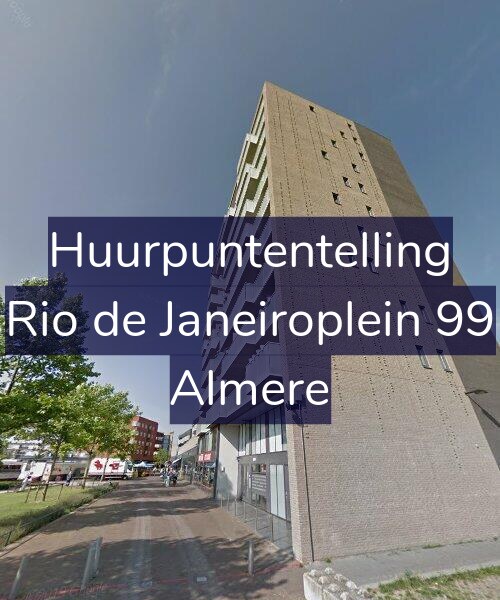 Foto gevel Huurpuntentelling voor Rio de Janeiroplein 99, Almere