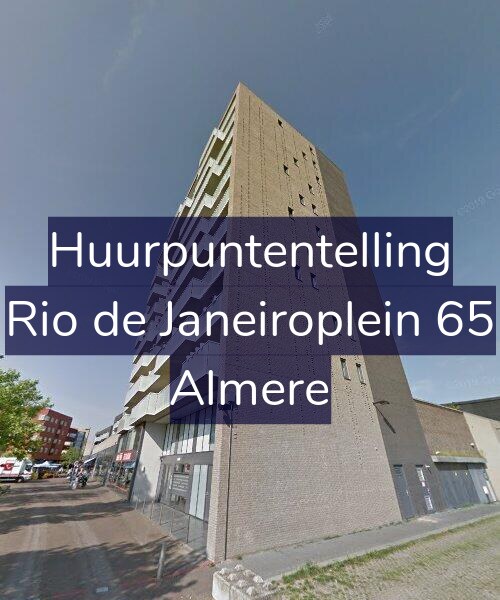 Foto gevel Huurpuntentelling voor Rio de Janeiroplein 65, Almere