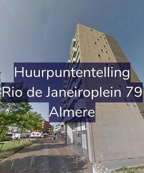 Foto gevel Huurpuntentelling voor Rio de Janeiroplein 79, Almere