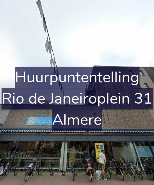Foto gevel Huurpuntentelling voor Rio de Janeiroplein 31, Almere