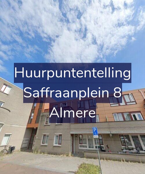 Foto gevel Huurpuntentelling voor Saffraanplein 8, Almere