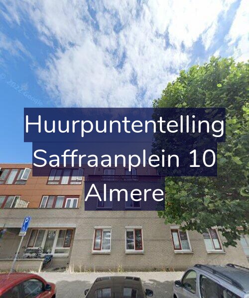 Foto gevel Huurpuntentelling voor Saffraanplein 10, Almere