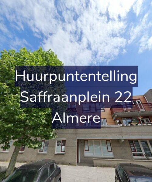 Foto gevel Huurpuntentelling voor Saffraanplein 22, Almere