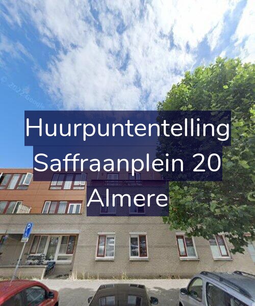 Foto gevel Huurpuntentelling voor Saffraanplein 20, Almere