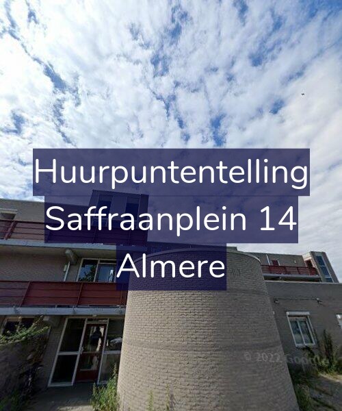 Foto gevel Huurpuntentelling voor Saffraanplein 14, Almere