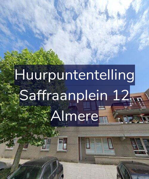 Foto gevel Huurpuntentelling voor Saffraanplein 12, Almere