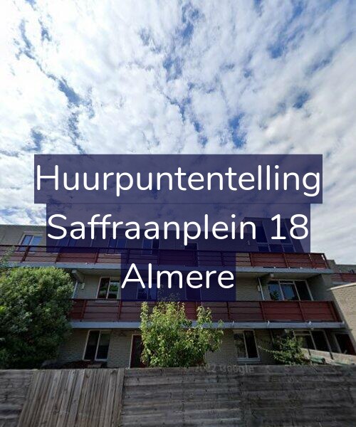 Foto gevel Huurpuntentelling voor Saffraanplein 18, Almere