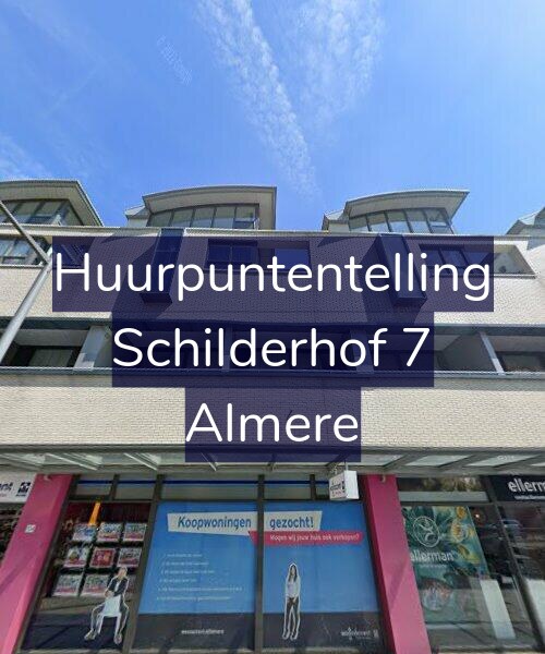 Foto gevel Huurpuntentelling voor Schilderhof 7, Almere