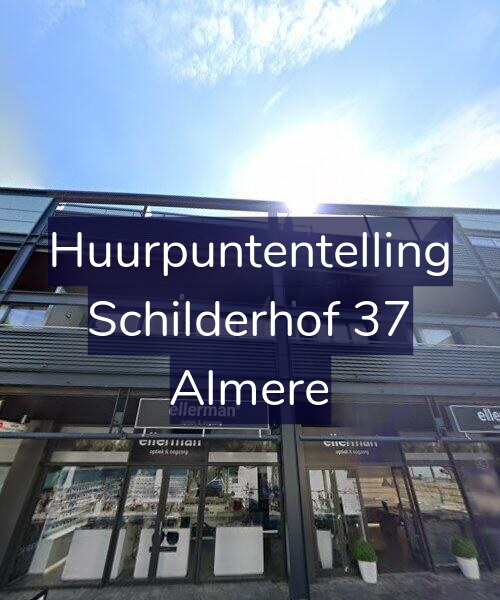Foto gevel Huurpuntentelling voor Schilderhof 37, Almere