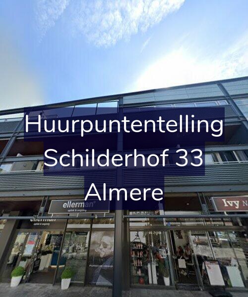 Foto gevel Huurpuntentelling voor Schilderhof 33, Almere