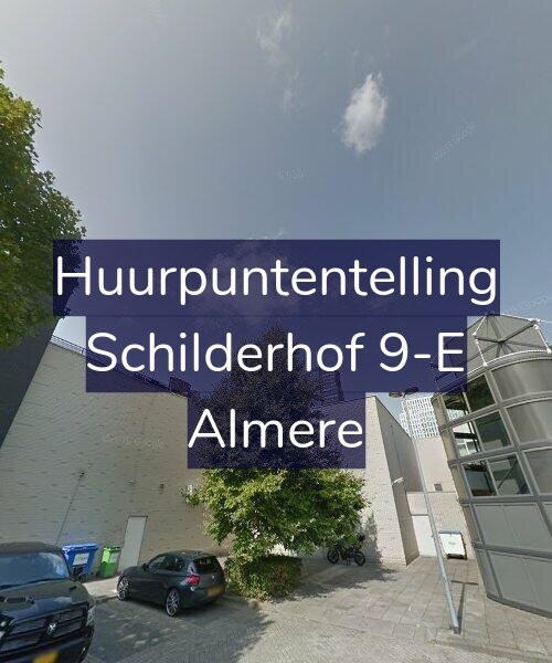 Foto gevel Huurpuntentelling voor Schilderhof 9-E, Almere
