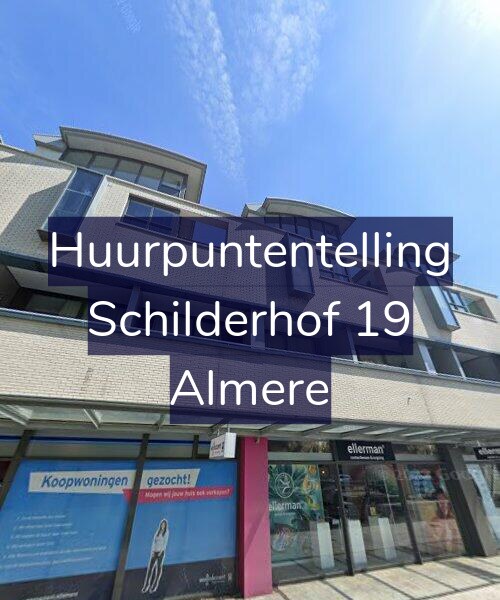 Foto gevel Huurpuntentelling voor Schilderhof 19, Almere