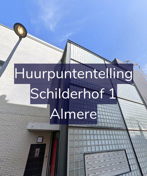 Foto gevel Huurpuntentelling voor Schilderhof 1, Almere